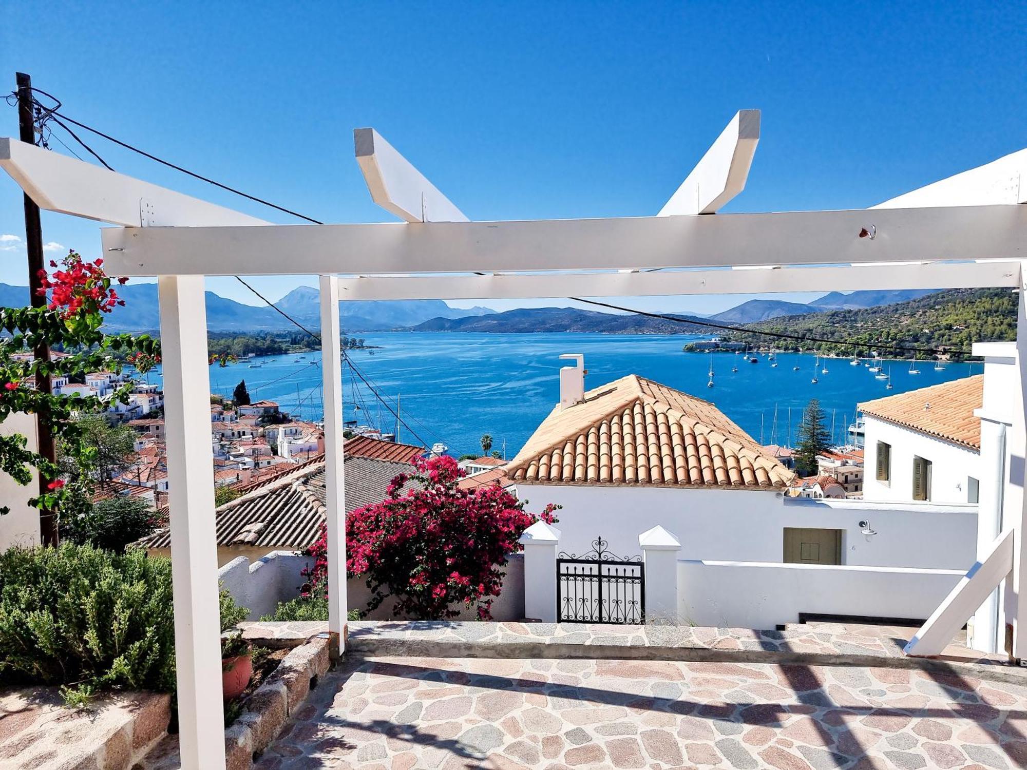 Panoramic View Apartment Poros Town Esterno foto